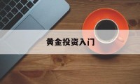 黄金投资入门(黄金投资入门与技巧书籍)